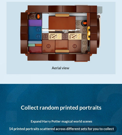 Blocos de montar Lego Castelo de Hogwarts 76445 Fênix de Dumbledore 76448 brinquedos infantis de montar presentes de Natal