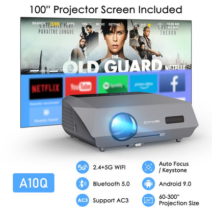 4K Beam Projectors for Movie Auto Focus Correction Smart Android Wifi 1080P Full HD Home Theater Projector Global Version