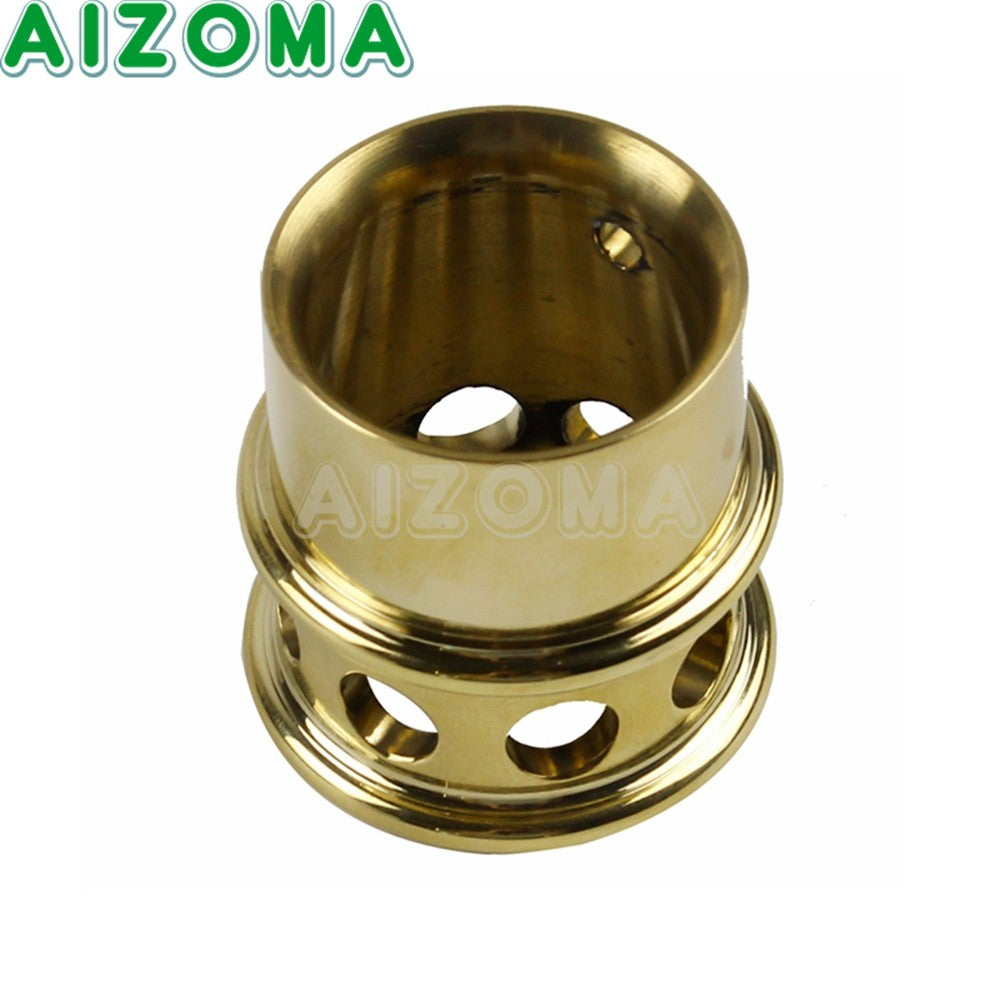 Universal 1-3/4" or 1.75" 2" 2.25" 2.5" Brass Exhaust Tips For Harley Chopper Bobber Sportster 883 1200 Muffler Pipe Plug Tube