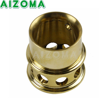 Universal 1-3/4" or 1.75" 2" 2.25" 2.5" Brass Exhaust Tips For Harley Chopper Bobber Sportster 883 1200 Muffler Pipe Plug Tube