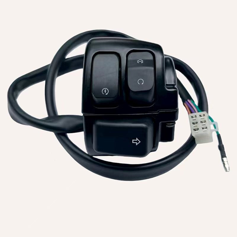 Interruptor de Controle de Seta de Guidão Preto 1" para Moto Harley XL883 96-13 Sportster Dyna V-ROD Softail