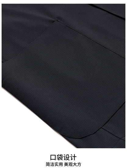 2025 Summer Thin Ice Silk Sunscreen Suit Jackets Classic Elasticity Traceless Sun Protection Blazers Social Office Formal Coats