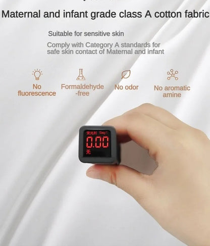 Goose Down Pillow White Cotton Pillow Cover Rectangle Bedroom Sleep 5-Star Hotel Pillow Low-Mid-high Pillows for Sleeping