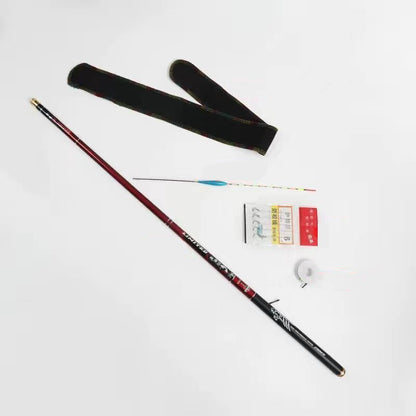vara de pescar ultraleve de carbono 4,5/6,3/7,2/8/9/10M 4H 28T vara de mão carpa cruciana vara longa de pesca vara de pesca de viagem alimentador fly fishing