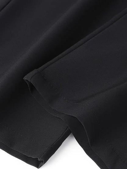 Plus Size 4XL 5XL Men's Casual Straight Pants Stretch Elastic Waist Jogger Korean Classic Blue Black Gray Male Brand Trousers