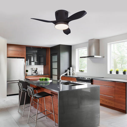 Minimalist Home Fan Light Nordic Led Living Room Restaurant Silent All-in-one Ceiling Fan Ceiling Lamps for Living Room Bedroom