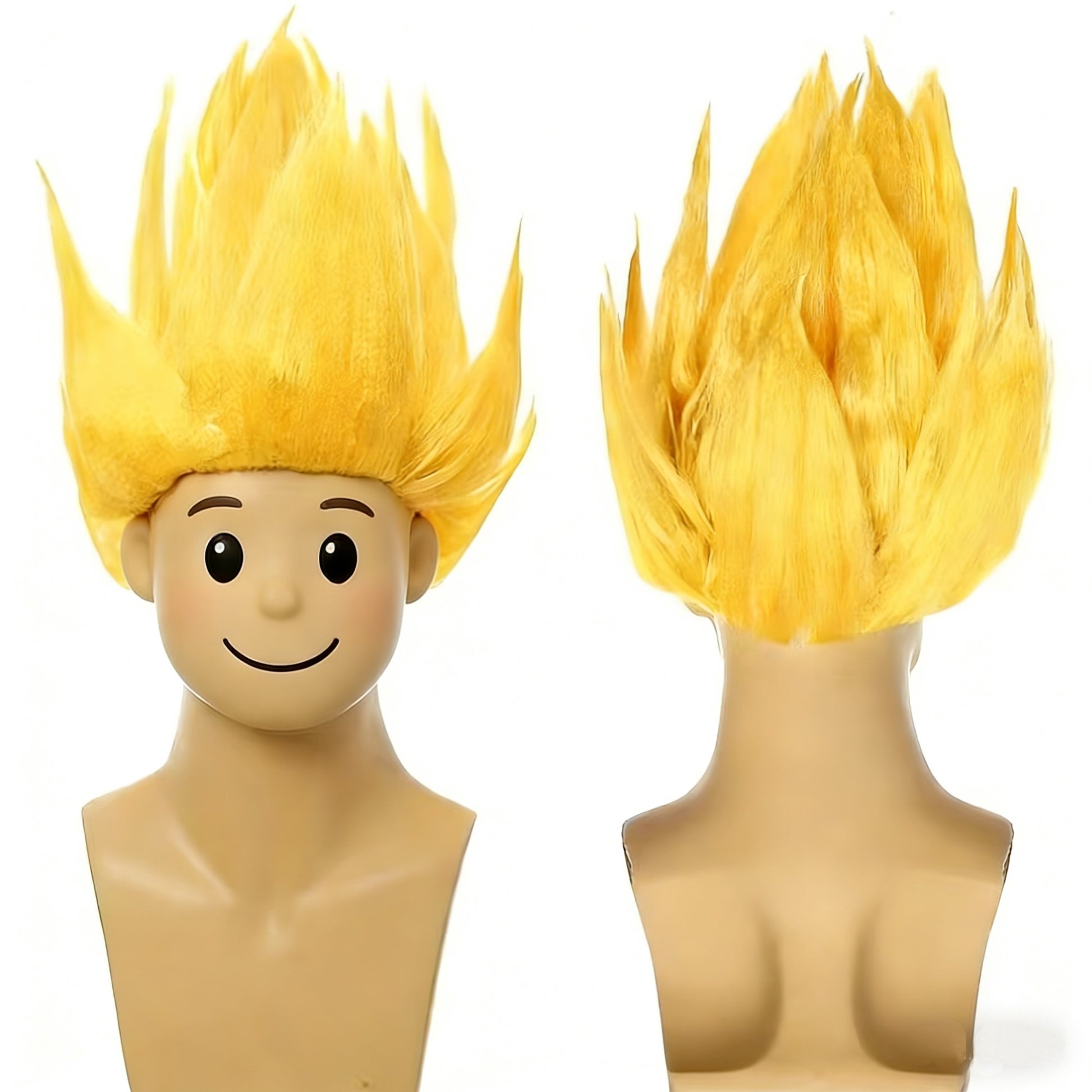 Halloween Adult Men Z Cosplay Saiyan Wigs Goku Anime Costume Party Dress Up Youth Flame Blue Yellow Green Red Wig Carnival Hair