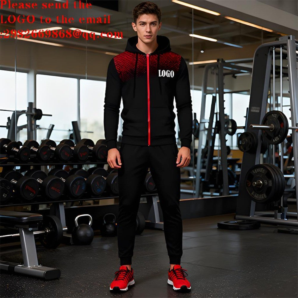 Men's Zip Up Hoodie Customizable Logo Fleece Lined Soft Warm Casual Jacket Outdoor Sports Hip Hop Streetwear