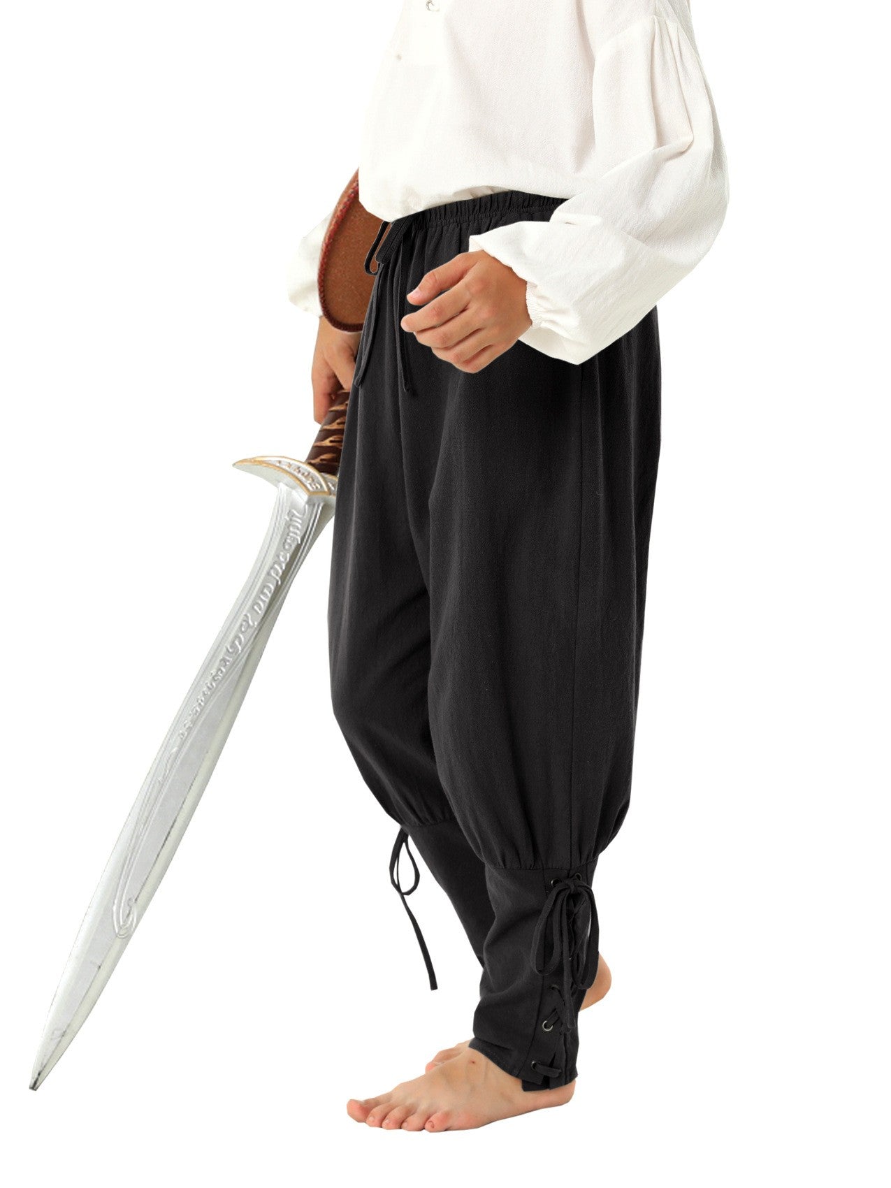 Cosplay Costumes for Children Ruffled Pirate Knights  Pants SetHalloween Medieval Renaissance Victorian Era Vampire