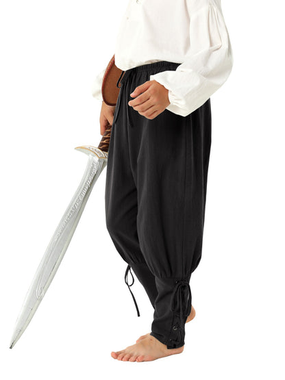 Cosplay Costumes for Children Ruffled Pirate Knights  Pants SetHalloween Medieval Renaissance Victorian Era Vampire