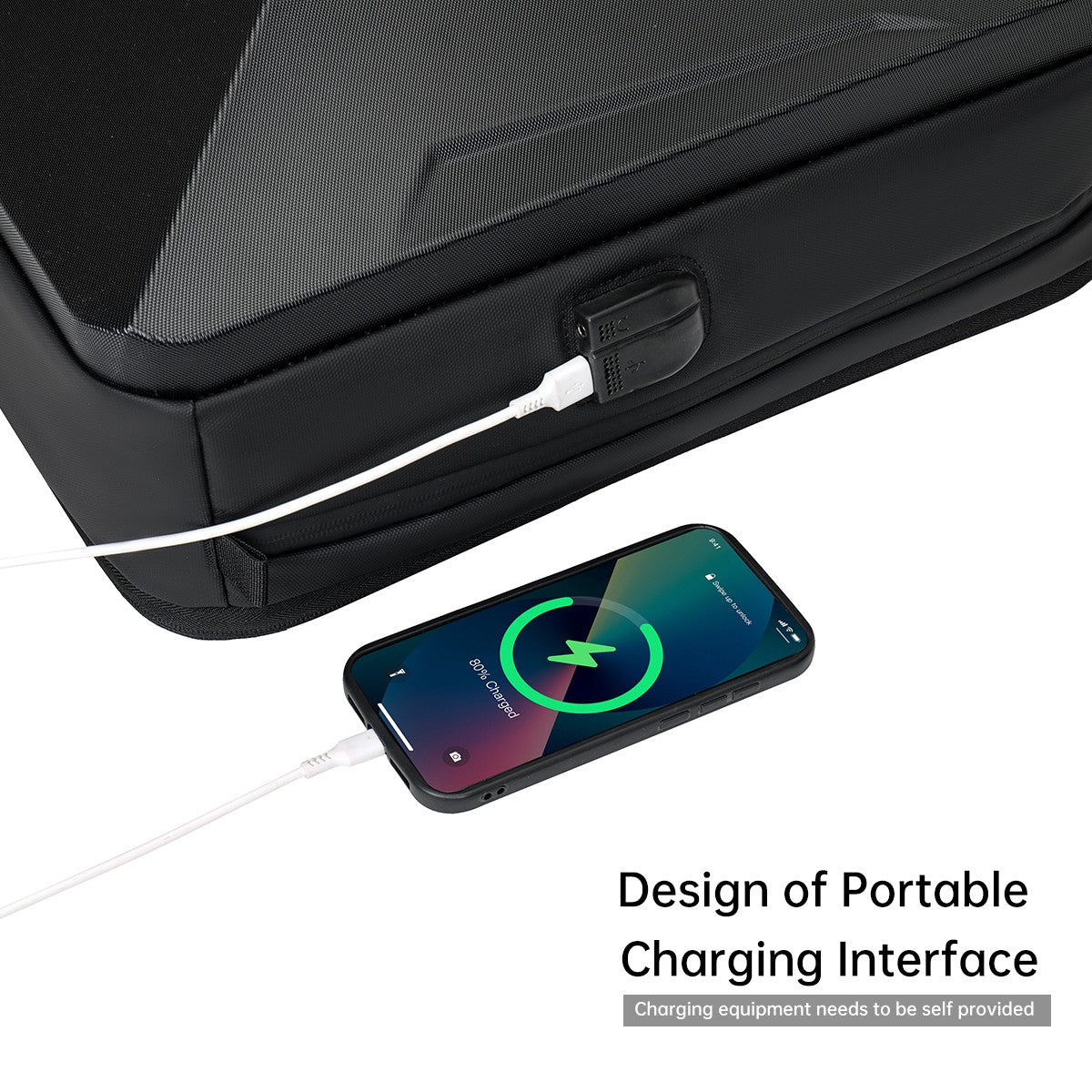 Men's Expandable Computer Backpack Large Capacity Business Travel Trip Luggage Bag E-Sports Game Hard Shell Backpack