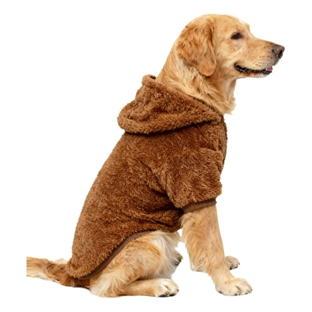 Roupas de Inverno para Cães, Moletom Quente de Lã para Cães de Porte Médio e Grande, Casaco Macio de Pelúcia para Cães, Roupas para Labrador Golden Retriever