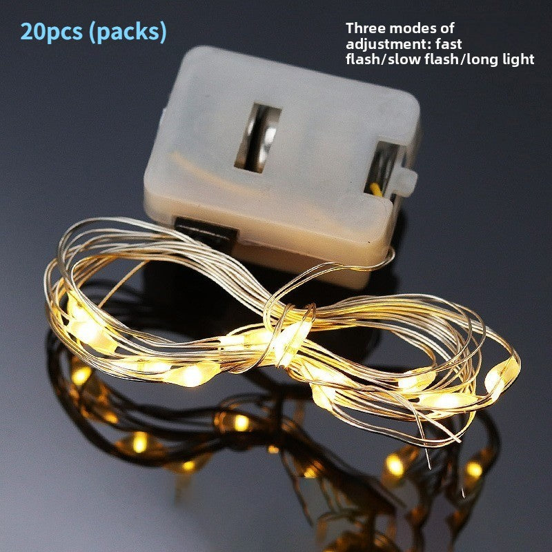 Colorful Fairy Lights Battery Operated (Includ), 3m 10ft 30 LED Mini String Lights for DIY Wedding Christmas Party Mason Jars