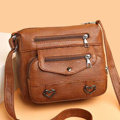 Neutral style rectangular bag for men and women, crossbody bag with large capacity, casual and fashionable single shoulder bag