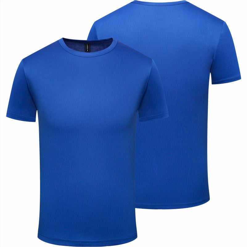 Quick-drying T-shirt Custom Logo Breathable Sports Top Embroidery Personalized Logo Team Activity T-shirt Print Pattern 2025