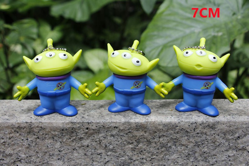 Boneco de Ação do Alien de Toy Story da Disney, Diferentes Expressões, Três Olhos, Modelo de Desenho Animado, Decoração de Boneca, Brinquedo de Anime para Crianças, Presente