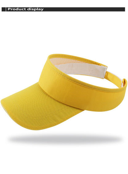 Sunshade and Sunscreen Hat for Men and Women Outdoor Sports Sun Hat UV Running Empty Top Hat Leisure Baseball Hat Women's Summer