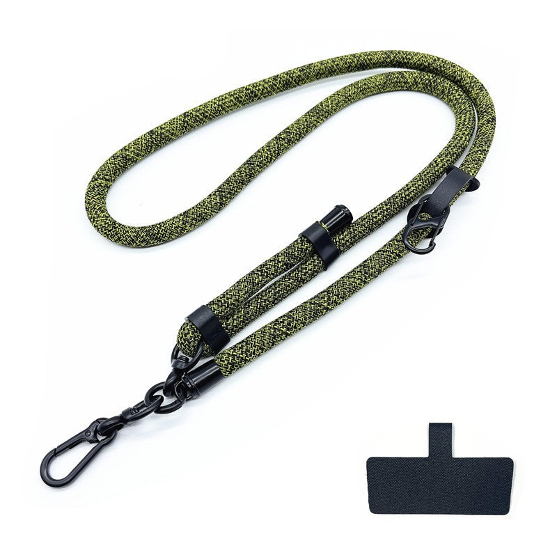 Cordão de Telefone Ajustável 1 Cm de Diâmetro Capa Universal Externa Transversal Ombro Cartão Corda de Pescoço Clipe Alça de Pulso Anti-perda