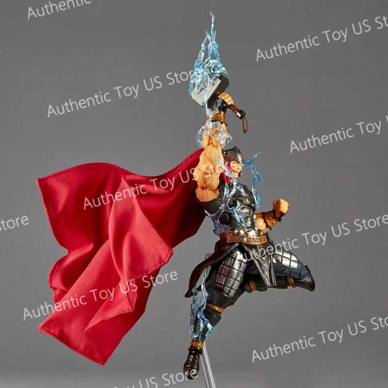 AC Toys New First Batch Thor Anime Figurine Amazing Yamaguchi Revoltech Kaiyodo Anime Action Figure Collectible Model Gift Toy