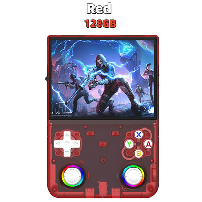 New R36 Ultra X Handheld Game Player WIFI 4.5 Inch IPS Screen Games Open Source Retro Video 64G/128G Memory