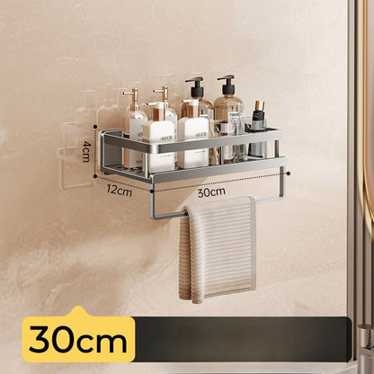 Toilet storage rack, non perforated washbasin, light luxury bathroom, wall mounted toilet, toilet wall storage rack