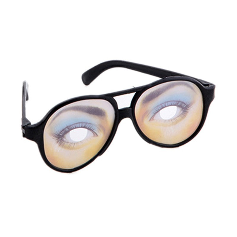 1 Pc Novelty Glasses Funny Fake Eyes Disguise Glasses For Masquerade Halloween Costume Party Photo Booth Props Gag Prank Eye