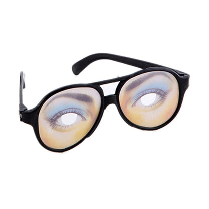 1 Pc Novelty Glasses Funny Fake Eyes Disguise Glasses For Masquerade Halloween Costume Party Photo Booth Props Gag Prank Eye