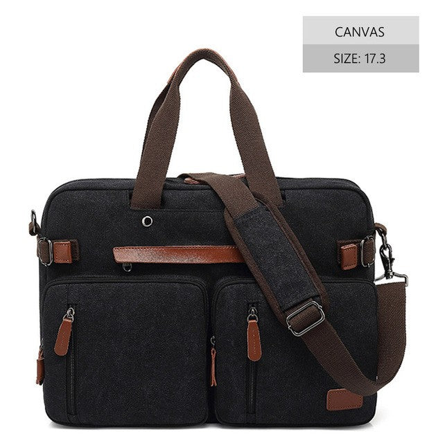 Nova Mochila Conversível Multifuncional 2025 Mochila para Notebook de 15,6/17,3 Polegadas Mochila de Viagem de Negócios Mochila Escolar de Nylon Impermeável