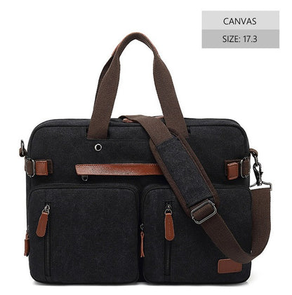 Nova Mochila Conversível Multifuncional 2025 Mochila para Notebook de 15,6/17,3 Polegadas Mochila de Viagem de Negócios Mochila Escolar de Nylon Impermeável
