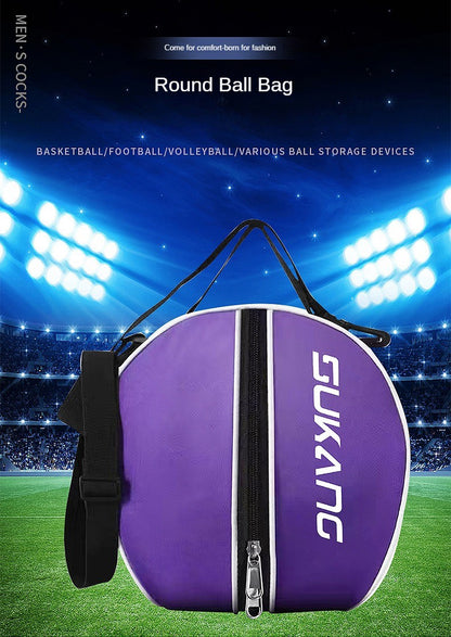 Basketball Bag Storage Bag Sports Training Backpack Basketball Net Pocket Football Single and Double Shoulder Crossbody Bag