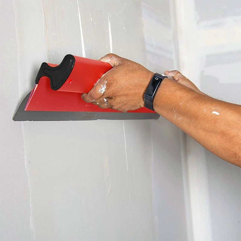 Espátula de Alisar Gesso Cartonado 40cm/15,75" para Parede Branca Ferramentas de Construção em Aço Inoxidável Extrudado Q84D