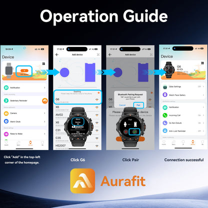 G6/ Trek 1 Smart Watch AMOLED Esportes ao Ar Livre GPS Bússola Frequência Cardíaca À Prova D'Água Chamada Bluetooth 5ATM One Plus Smartwatches Para Homem