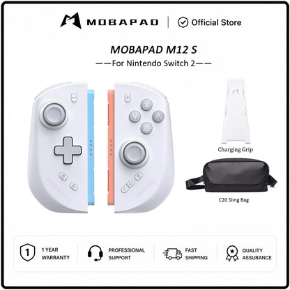 MOBAPAD M12 HD / M12 S Joypad for Nintendo Switch 2 with TMR Joystick HD Vibration Mechanical Buttons Remap Macro Gamepad
