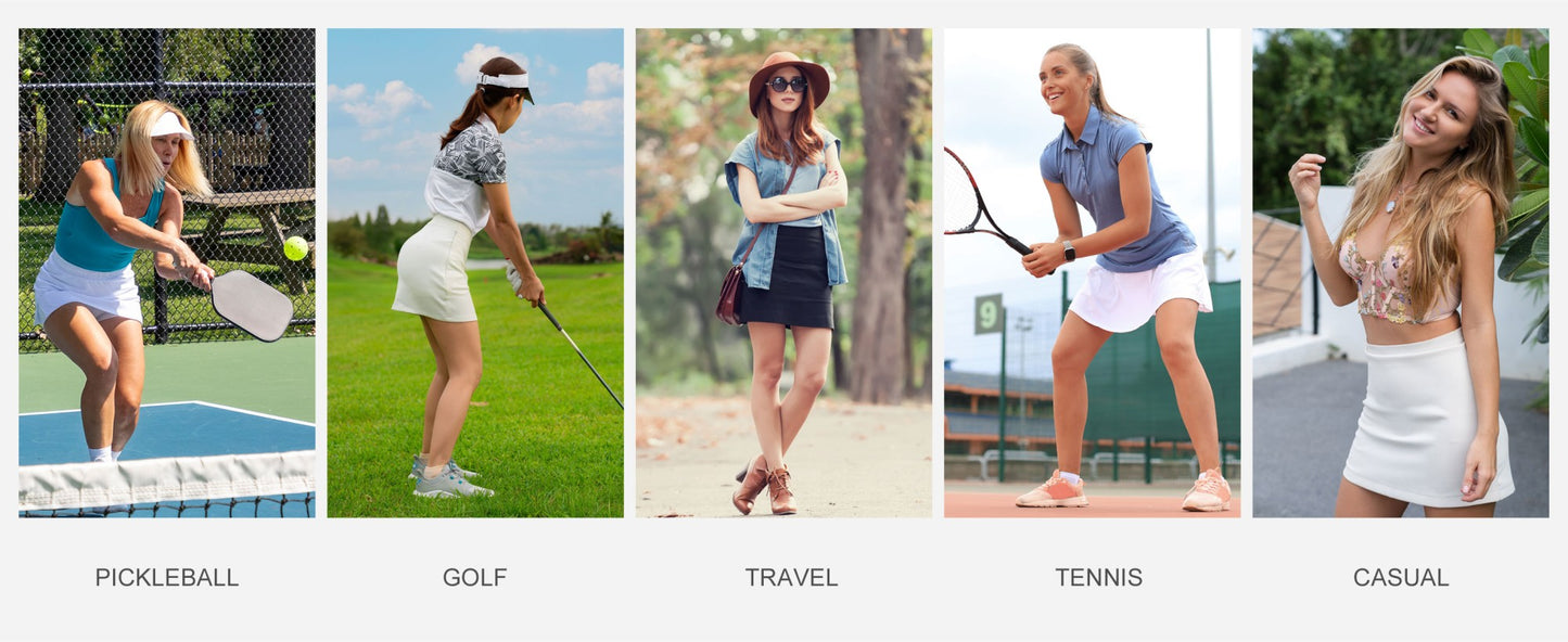 1Pcs/2025 Trending Golf Skirts: Knee-Length Athletic Styles Harajuku Kawaii Tennis & Yoga Skirts Breathable Premium Fabric