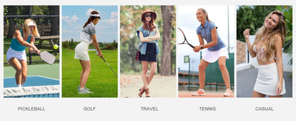 1Pcs/2025 Trending Golf Skirts: Knee-Length Athletic Styles Harajuku Kawaii Tennis & Yoga Skirts Breathable Premium Fabric