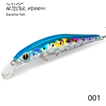 Isca de Pesca de Truta Hunthouse Isca Rígida Sinking Jerkbait 70/80/105mm 7/8.5/18.5g Artist Minnow Isca de Pesca Marinha Twitch Para Robalo
