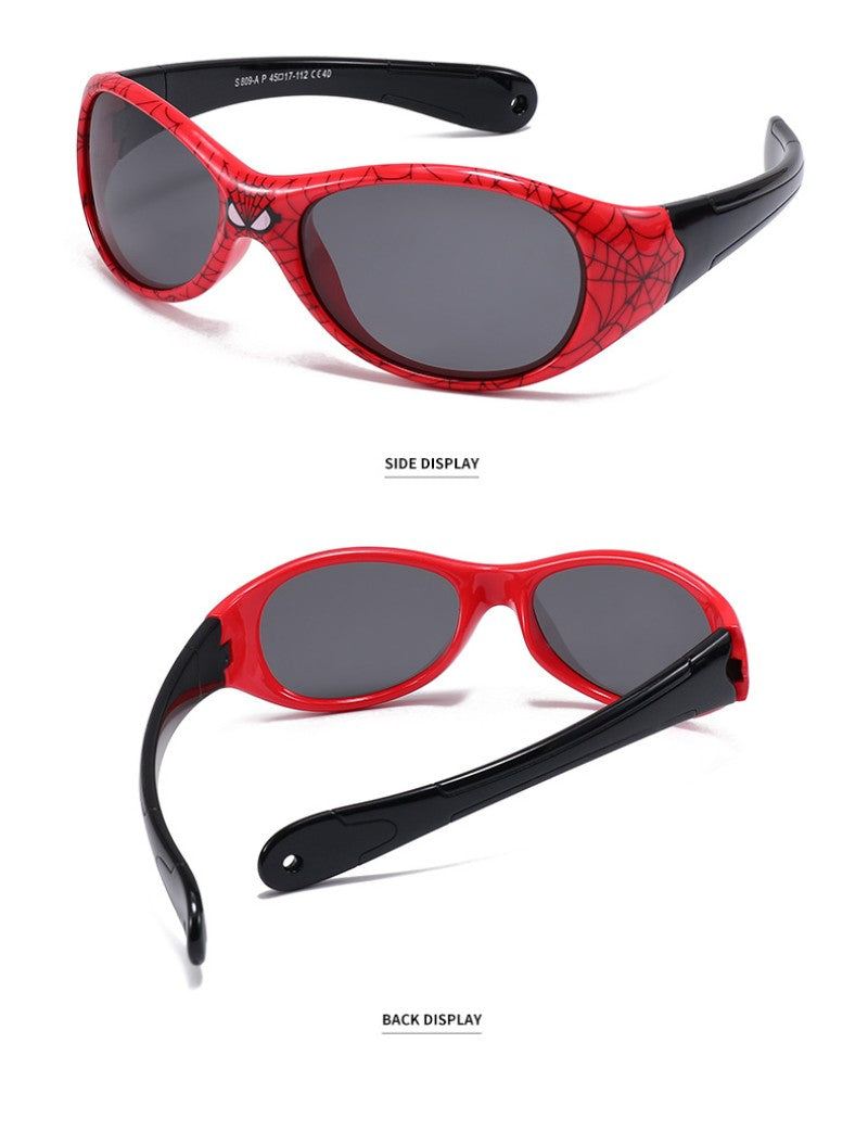 Marvel Spiderman Sunglasses Avengers Figure Cartoon Fashion Sunglasses Kids Cute Goggle Plastic Toys Boys Girls Birthday Gifts