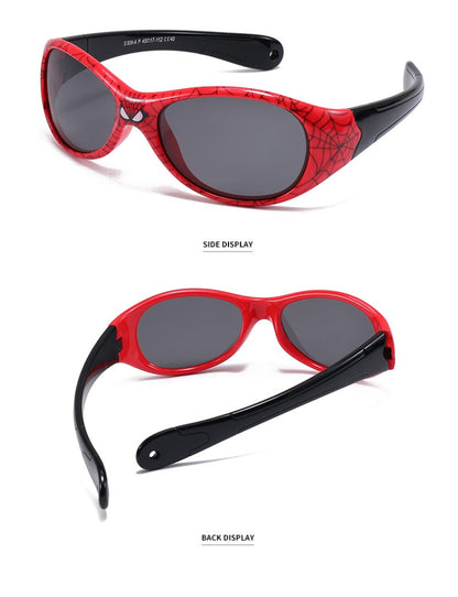 Marvel Spiderman Sunglasses Avengers Figure Cartoon Fashion Sunglasses Kids Cute Goggle Plastic Toys Boys Girls Birthday Gifts