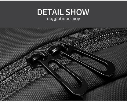 Men's Chest Bag Sling Bags for Men Waterproof Messenger Handbags Crossbody Shoulder Bag with USB Charging Husband Gift Bolsas