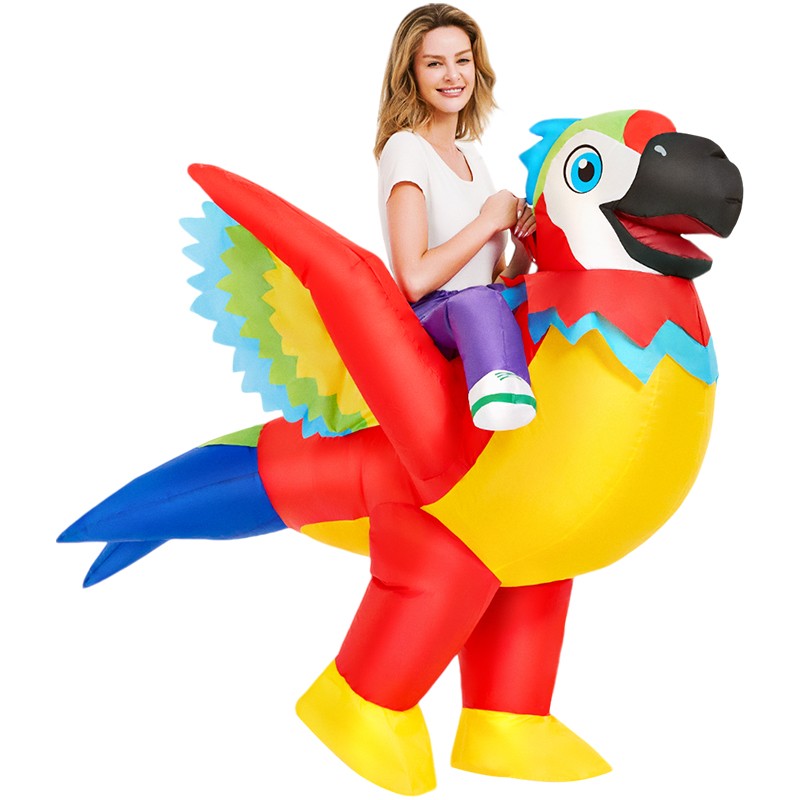 New Riding Animal Inflatable Costume Anime Suits Dress Mascot Purim Halloween Christmas Party Cosplay Costumes for Adult