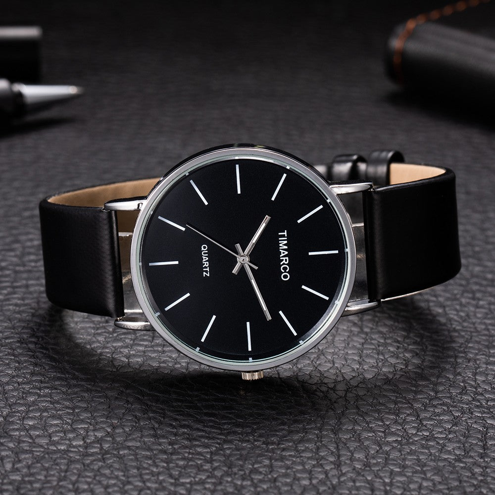 Women's Watches Simple Style Watch Fashion Metal Round Dial Analog Quartz Watch for Men Women Minimalist Watch Quartz Clock