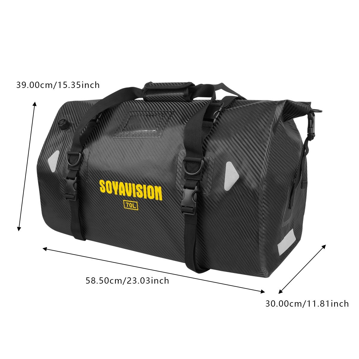Universal Motorcycle Waterproof Tail Bags Back Seat Bags Cycling Camping Travel Bag Motorbike Scooter Sport Luggage Pack 66L 40L