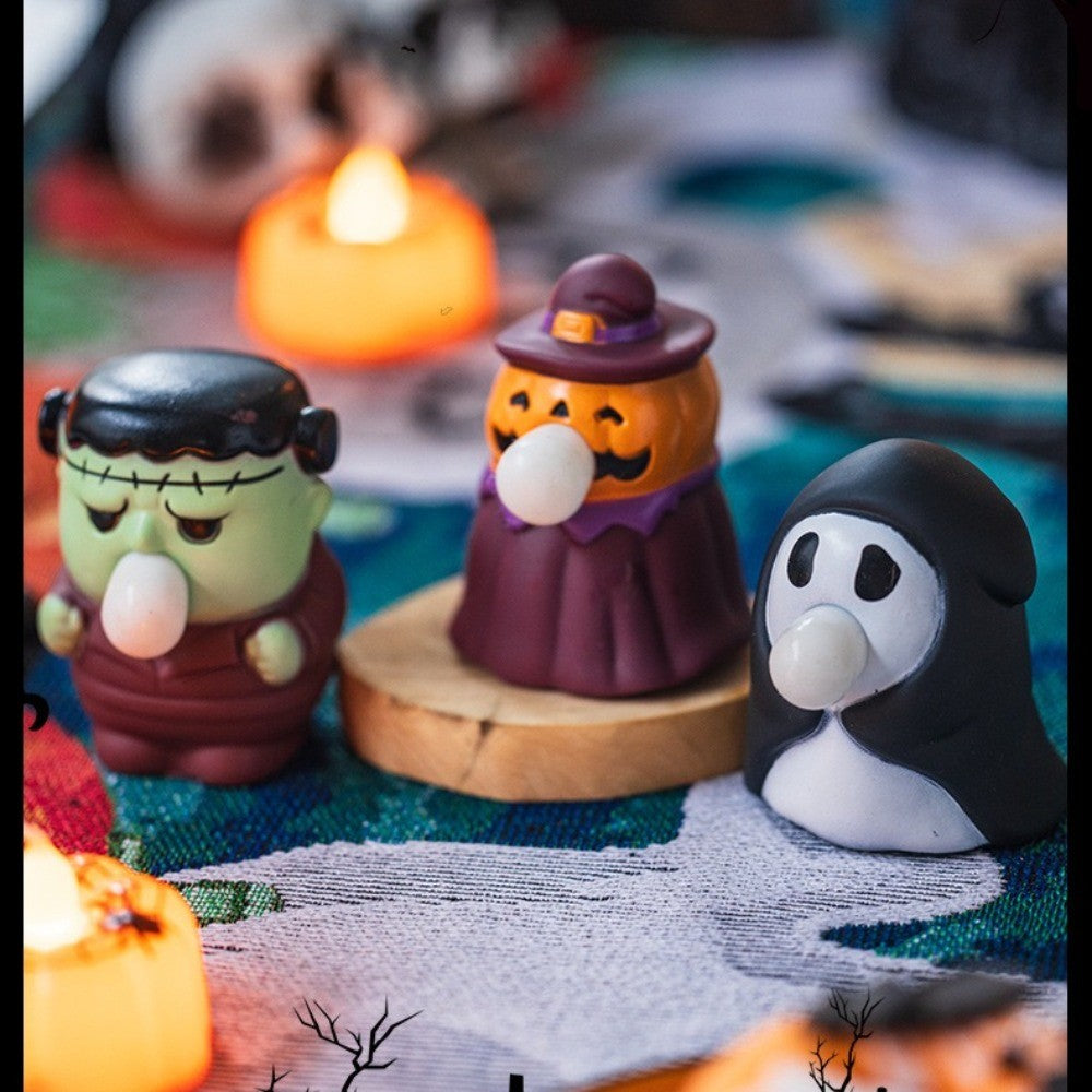 1/3/5Pcs Creative Pumpkin Ghost Pinch Ball Ornament for Halloween Prank Carnival Party Decoration Gift Gift Bag Pinata Filler