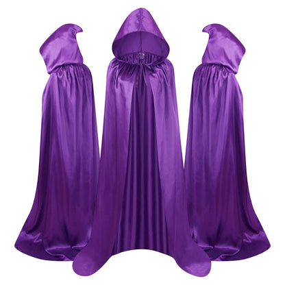 Halloween Cape Classic Fashion  Stand-Up Tie Hood Death Cape Masquerade Party Cosplay Cloak Costumes Accessories Props