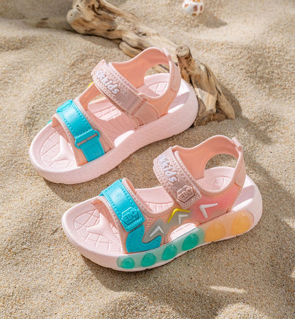 New Summer Children's Soft Soled Sandals Anti Slip Breathable For Boys And Girls Water Wading Baby Beach Sandals
