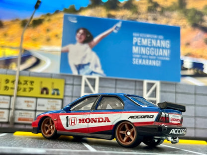 Genuine Hot Wheels Premium Cars Boulevard 96 HONDA ACCORD 1:64 Modelo de Carro Diecast Veículo de Liga Brinquedos Colecionáveis Presente para Meninos