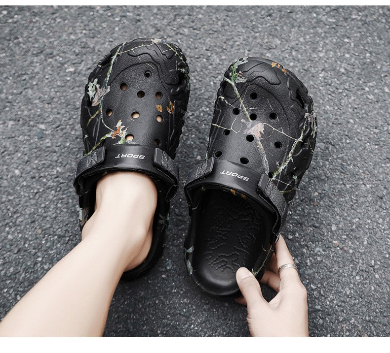 Men Shoes Slippers Men Garden Flat Sandals Platform Sandals Man Summer Sandals 2025 Male Sneakers Outdoor Flip Flops Home Clogs