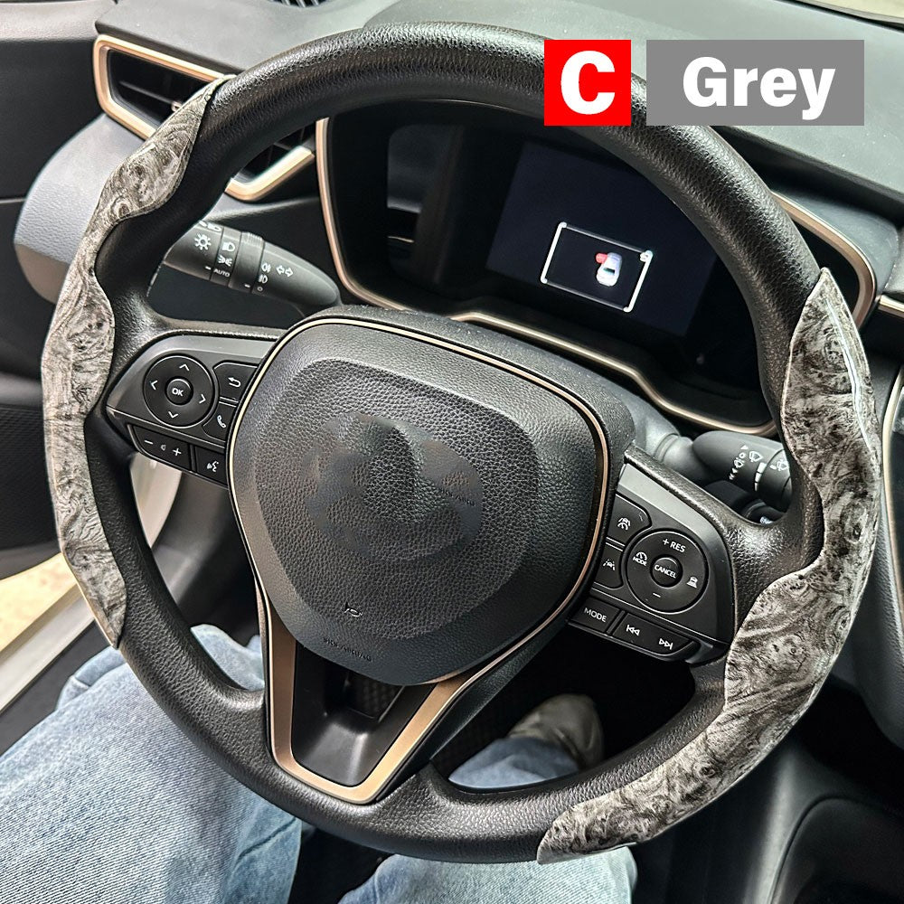 2PCS Car Steering Wheel CoverFor MG ZS HS MG3 MG4 MG5 MG6 MG7 GT PHEV ONE RX5 Breathable Leather Anti-slip Styling Accessories
