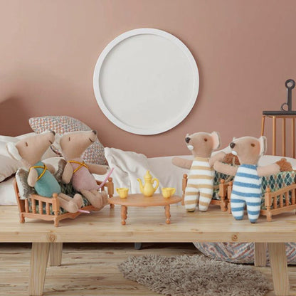 2025 Baby Plush Toy Comforts Sleeping Cute Rabbit, Bear, Mouse Baby Girl Doll, Cloth Doll Doll