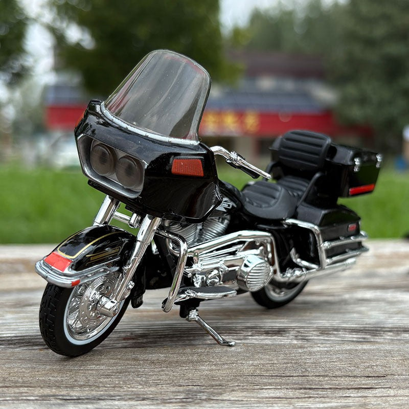 Maisto 1:18 Harley Davidson 1988 Flt Tour Glide Die Cast Veículos Colecionáveis Hobbies Modelo de Moto Brinquedos